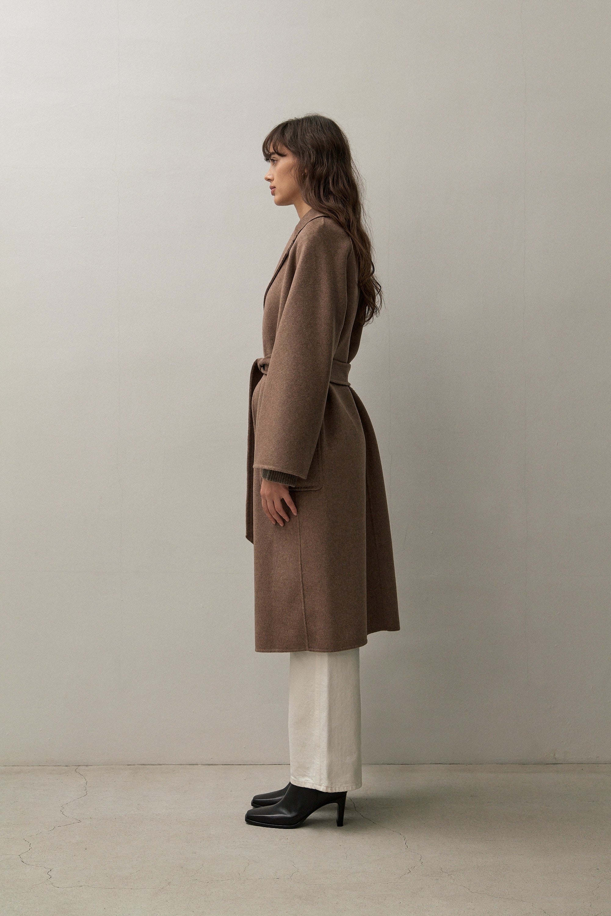 THE CLASSIC COAT - CHOCOLATE MELANGE - Image 5