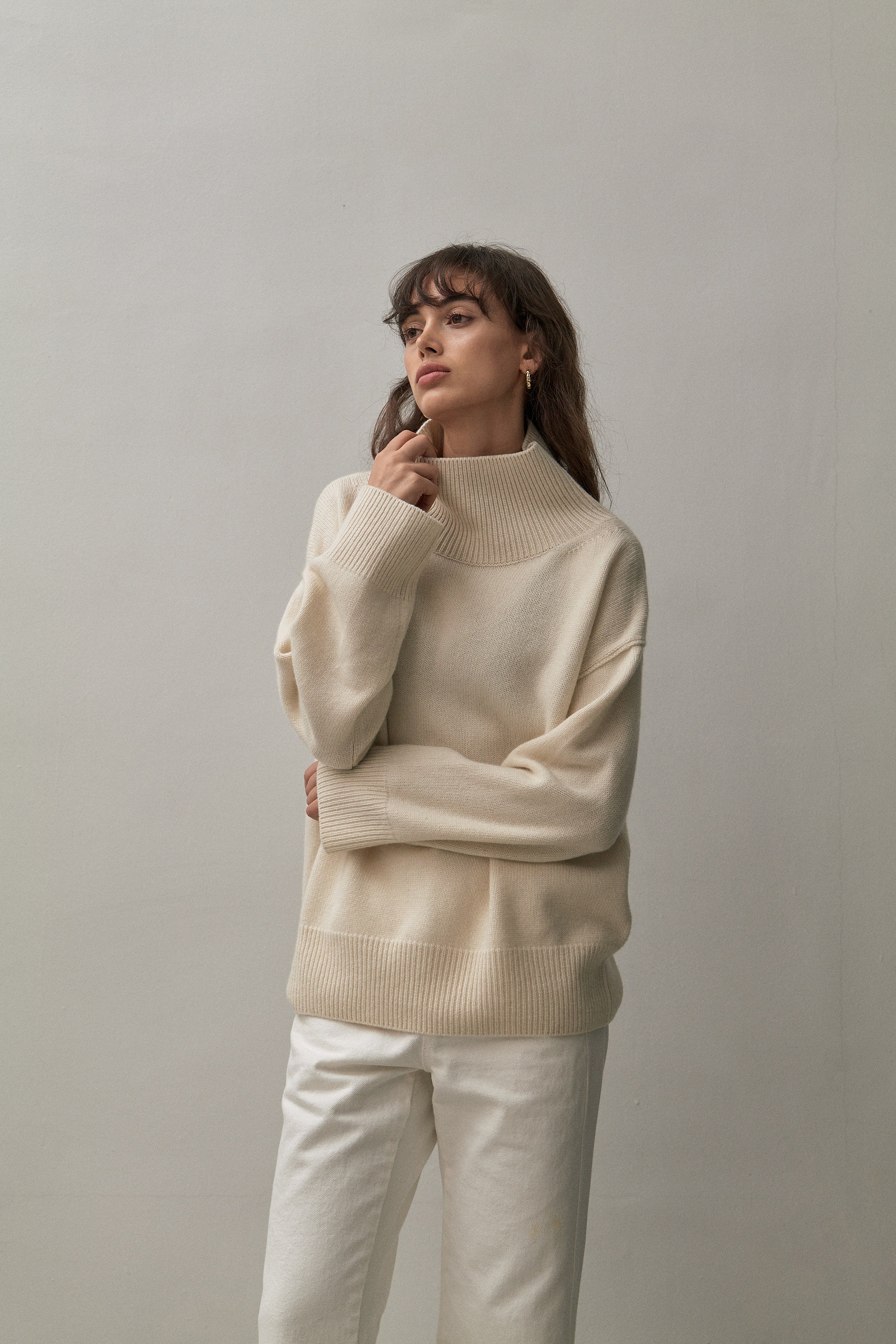 THE CLASSIC TURTLENECK - ECO WHITE - Image 4