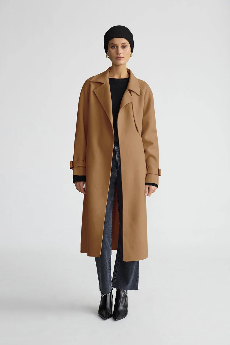 THE DOUBLE FACED TRENCH - CAMEL - Image 2