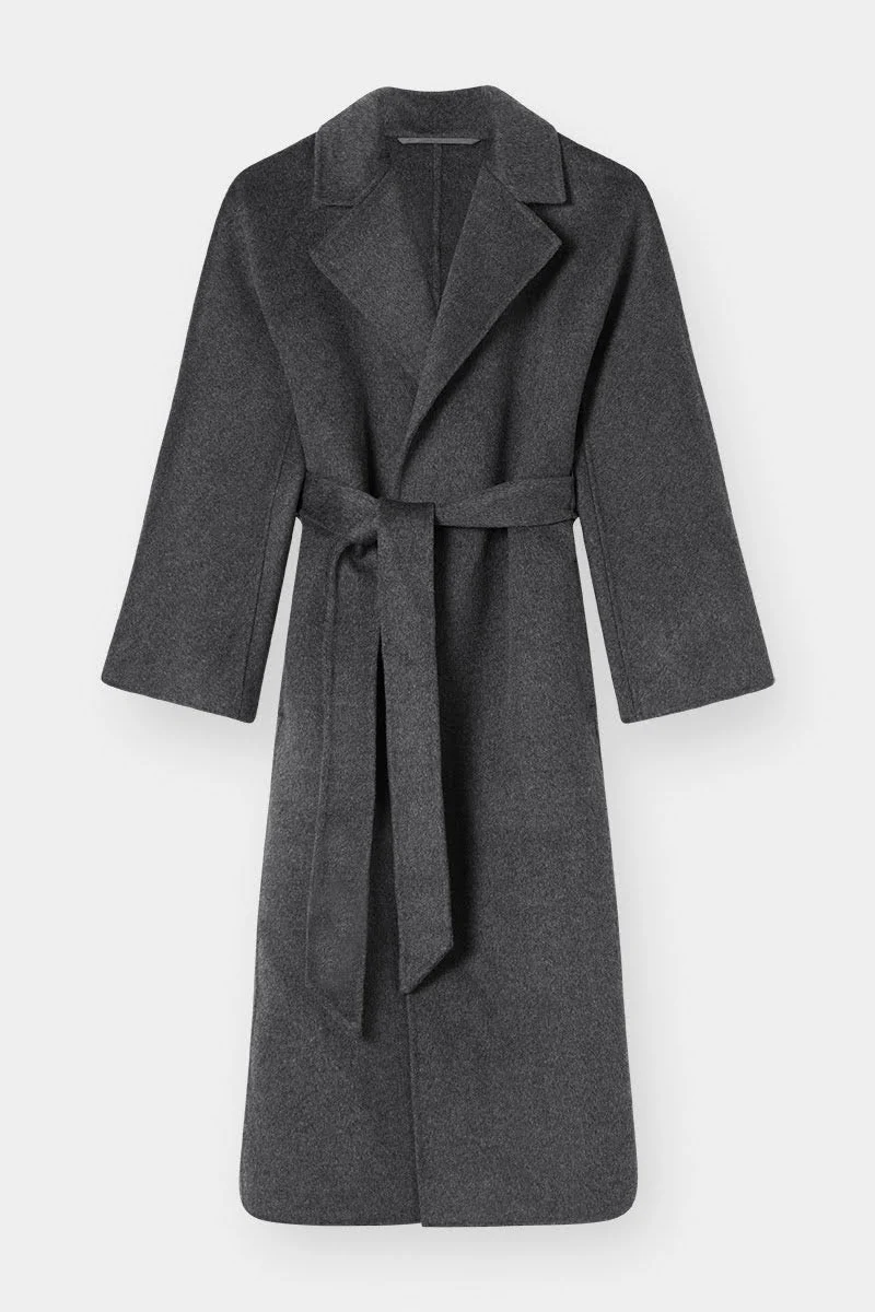 THE CURATED CLASSIC COAT - CHARCOAL - Image 3